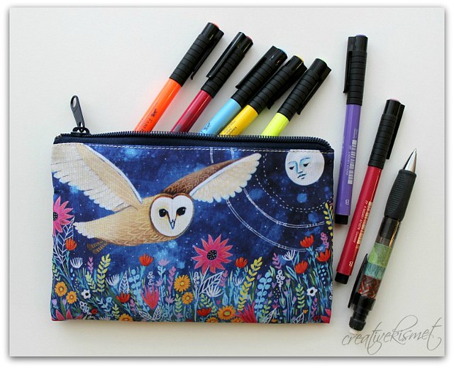 coin purse zipper pouch - art by Regina Lord