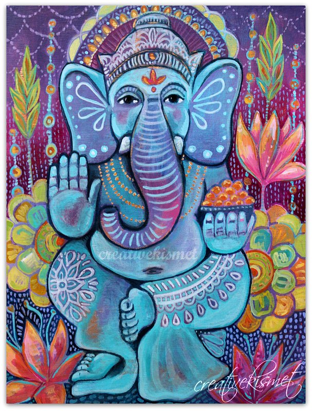 Ganesha - art by Regina Lord