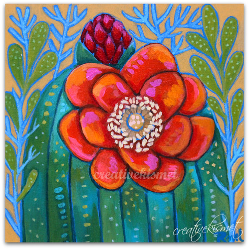 Cactus Bloom, Art by Regina Lord