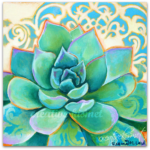 Succulent - Art by Regina Lord