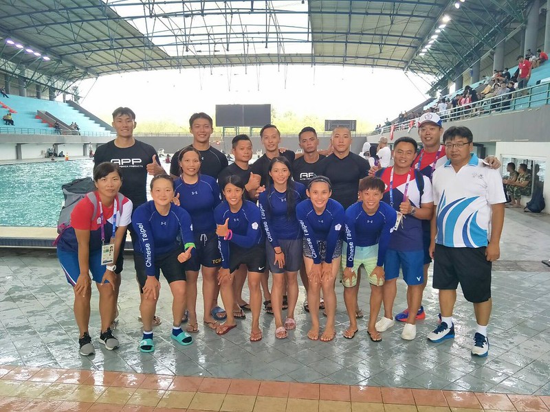 輕艇水球男女組皆摘下銅牌。（中華奧會提供）