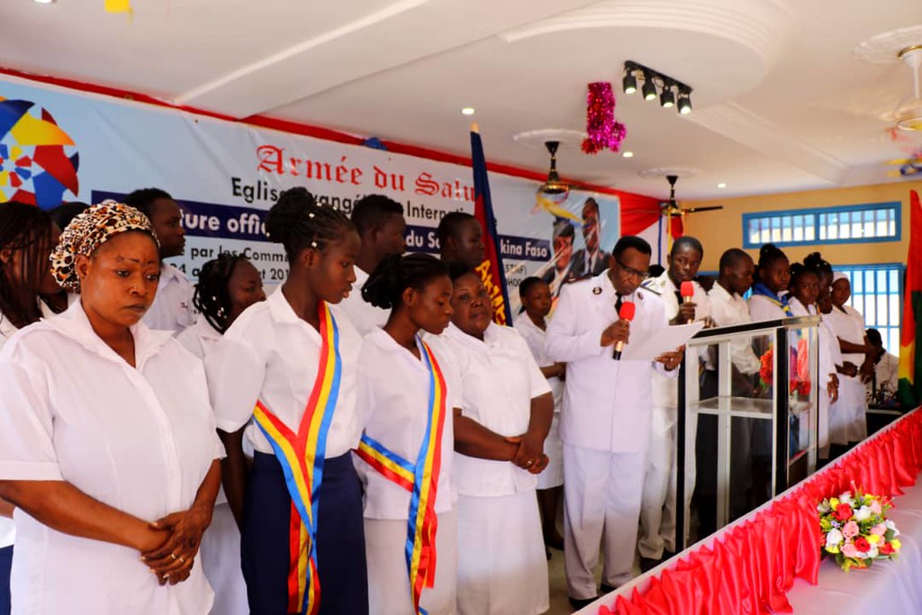 Official opening of Salvation Army in Burkina Faso