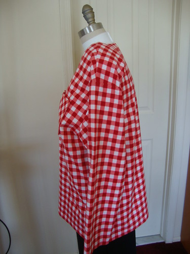 McCalls 3006 in red flannel gingham