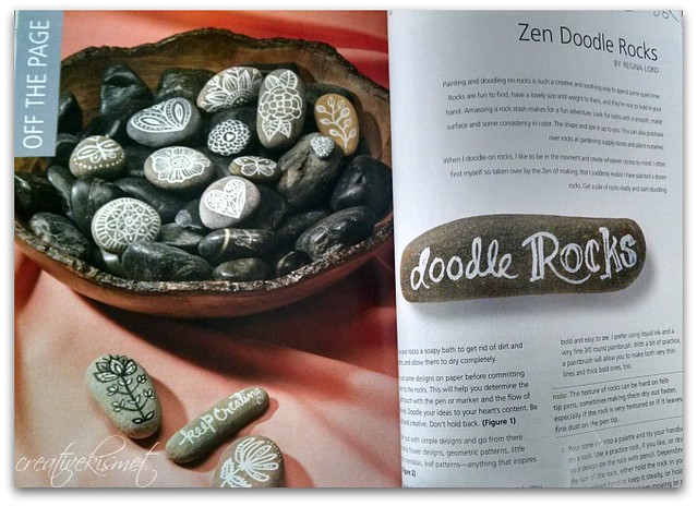 Zen Doodle Rocks by Regina Lord