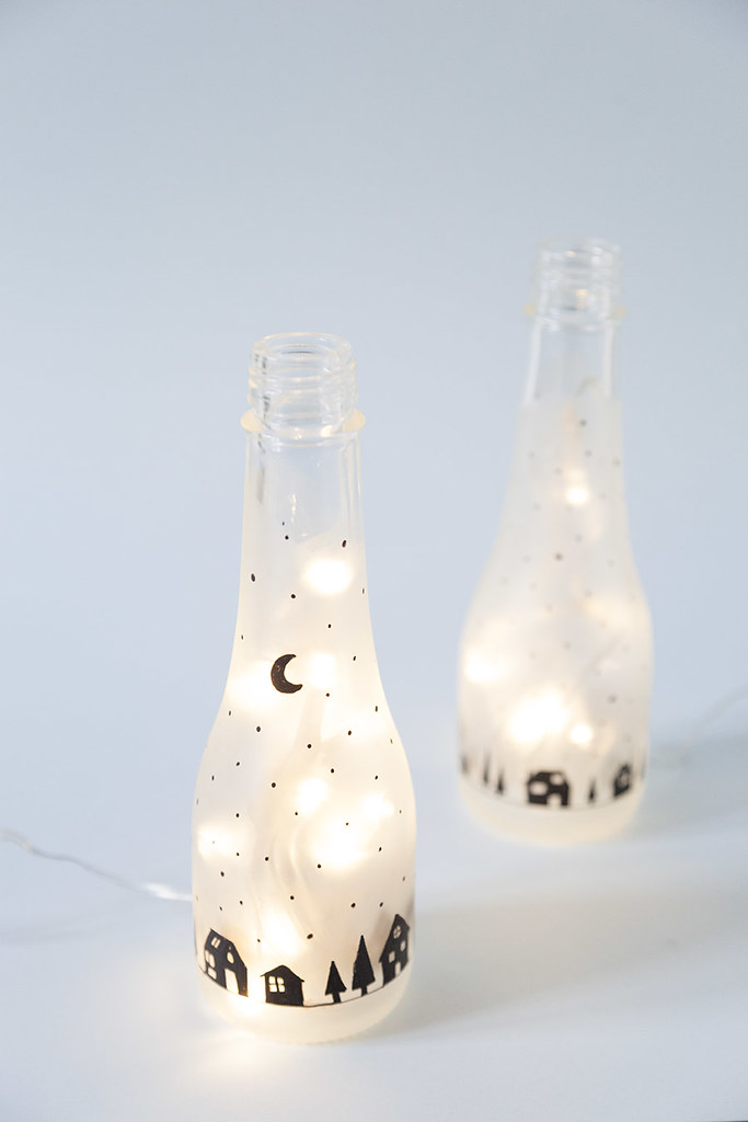 DIY Botella luminosa · DIY Light bottle · Fábrica de Imaginación · Tutorial in Spanish