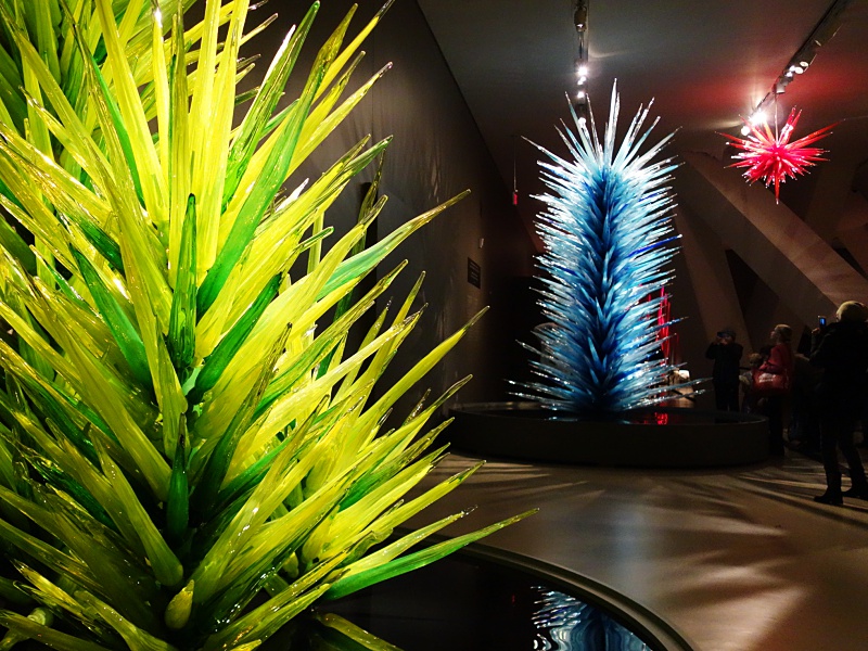 Chihuly glass sculptures