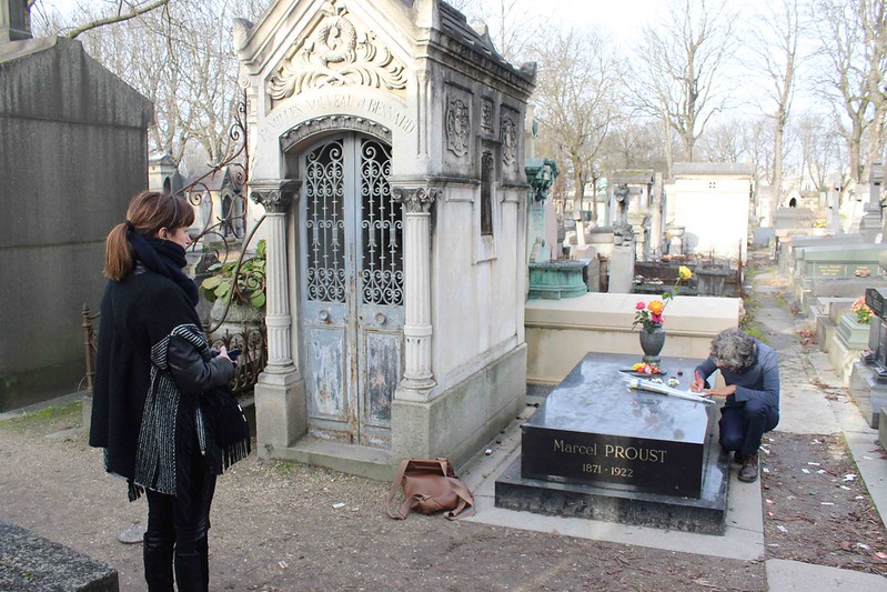 Photo Essay - Stealing a Letter and Doing Pushups at Marcel Proust's Tomb, Père-Lachaise Cemetery, Paris