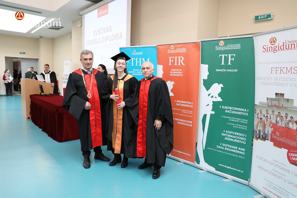 Dodela diploma Amfiteatar - FIR, TF, FTHM, FFKMS, FUTURA - 429