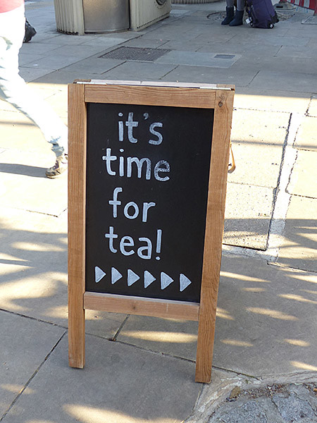 it's time for tea