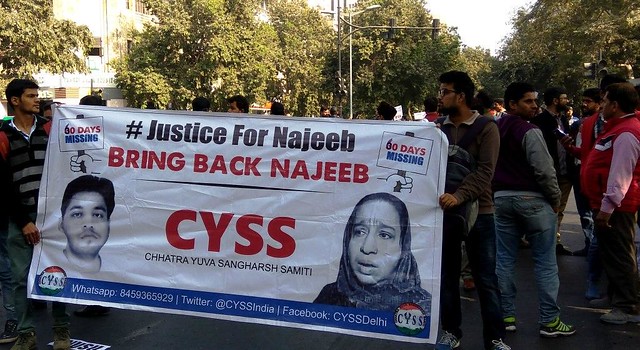 Protest for Najeeb