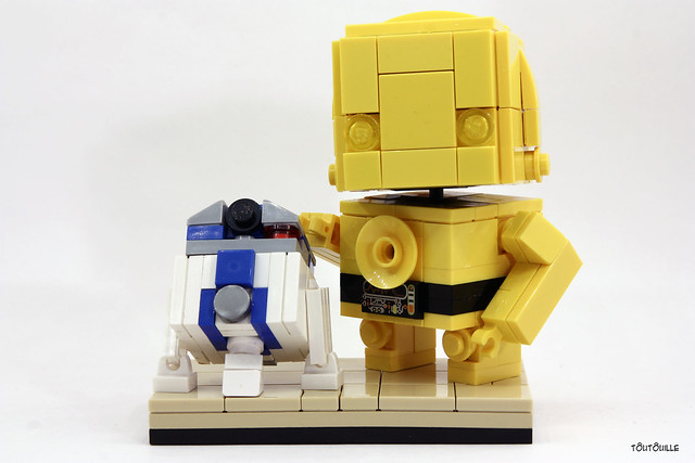 C-3PO & R2D2 + socle