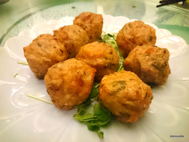  Fried fish balls