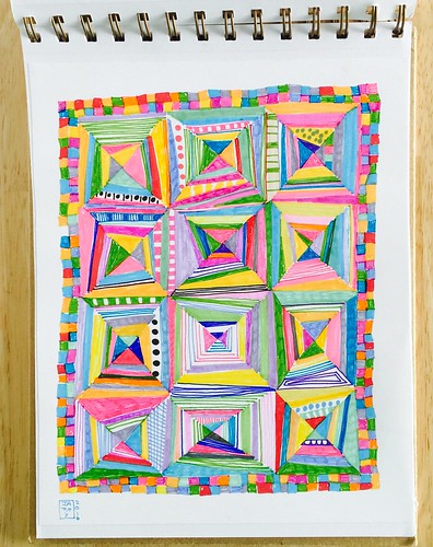 Another half triangle quilt