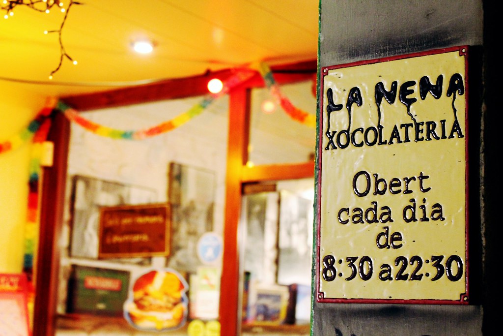 Guia de onde e o que comer em Barcelona - Chocolateria La Nena