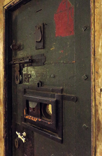 Door to a Prison at the Crumlin St. Gaol in Belfast, Ireland