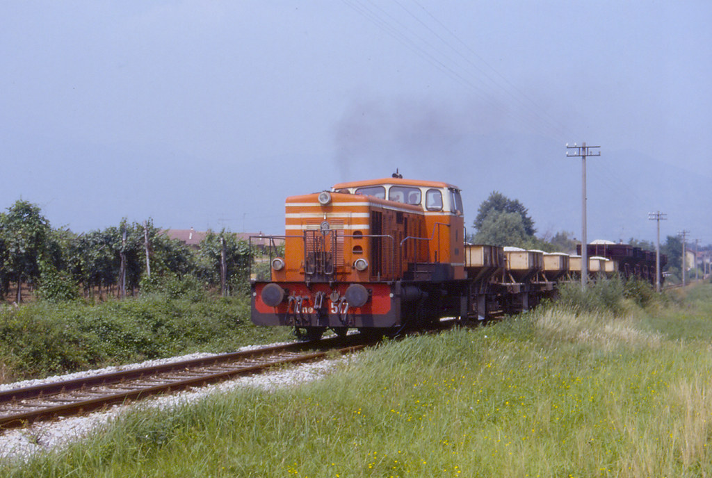 SNFT Cne 517 con treno merci | Il locomotore diesel Cne 517 … | Flickr