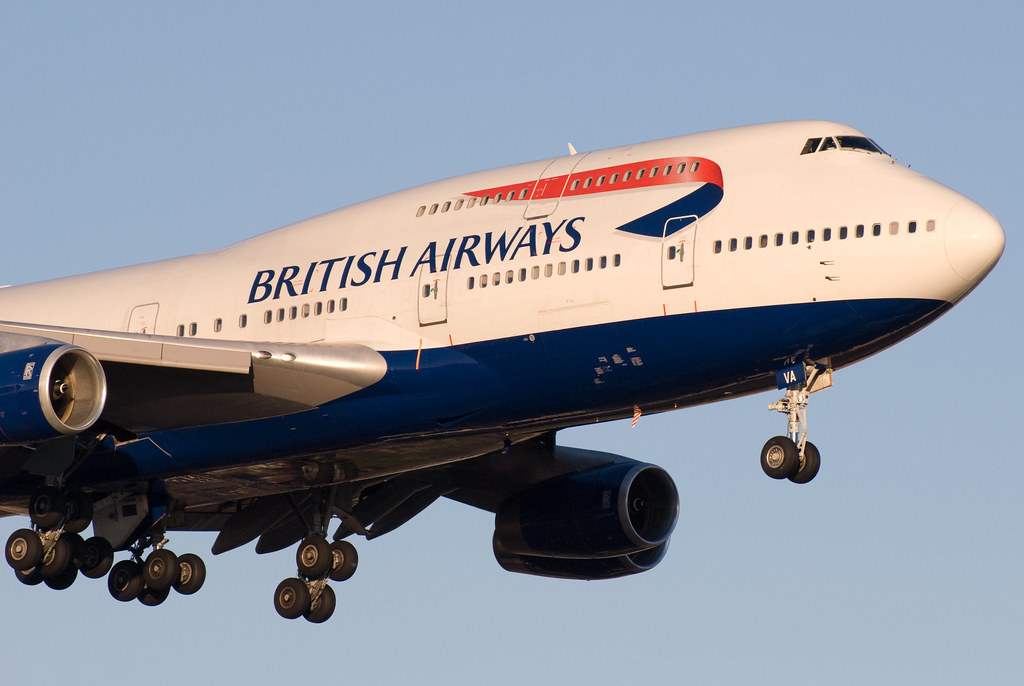 British Airways British Airways 747400 landing at Toronto… BriYYZ