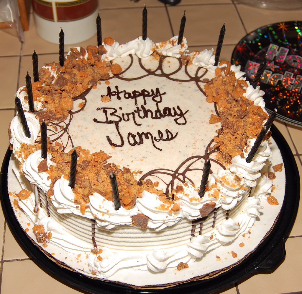 Happy Birthday Cake For James