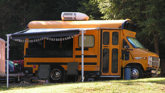 they ride on the short bus short bus camper conversion Flickr
