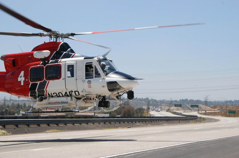 LAFD Helicopter 'Fire 4' as Air Ambulance | A solo vehicle c… | Flickr