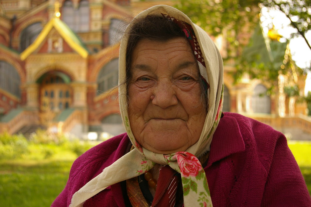 Old Russian Woman I Found Her Tending The Grounds Of The C… Flickr