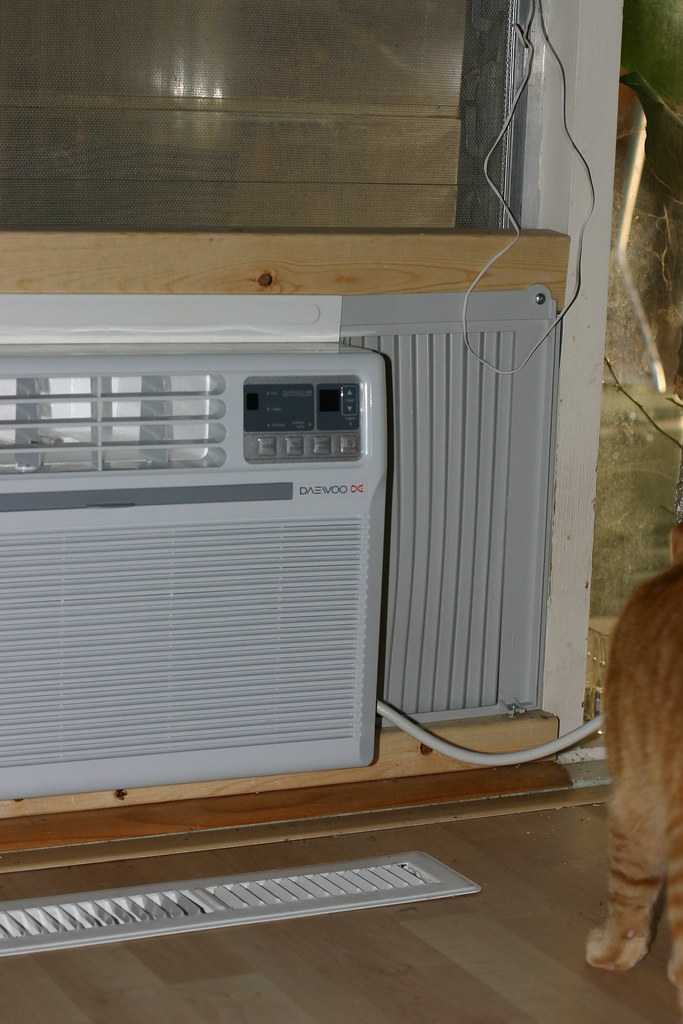 ac install front | For AskMe: installing an A/C unit in a ja… | Flickr