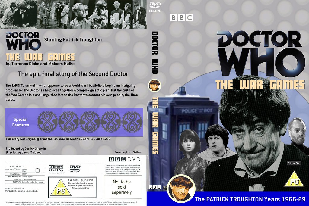 Doctor Who "The War Games" DVD cover This is a piece of