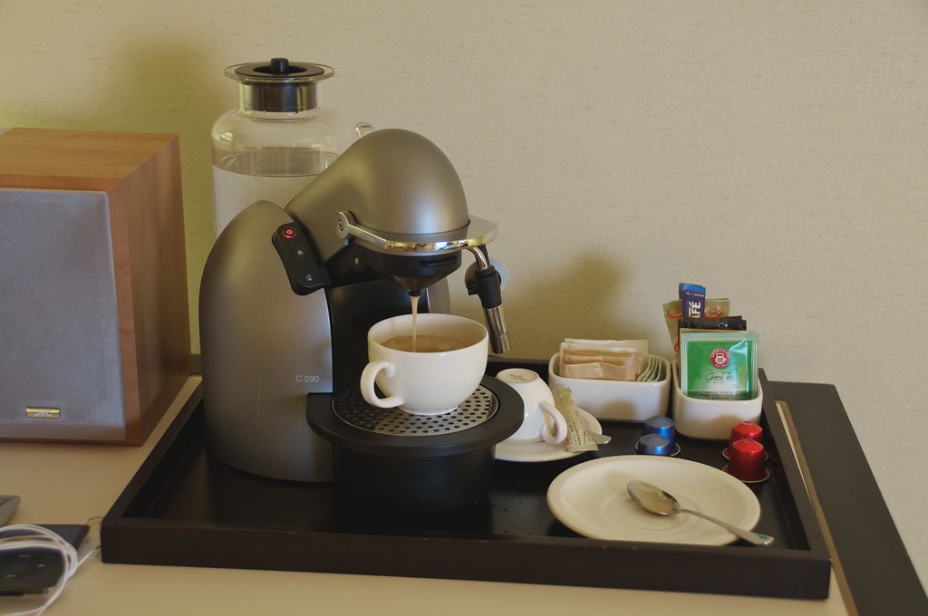 Nespresspo Coffee Machine My pleasant room in my hotel