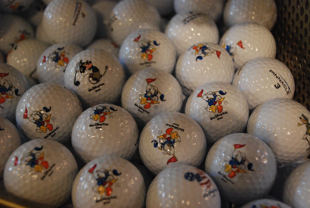Golf Balls (Mostly) Donald Duck golf