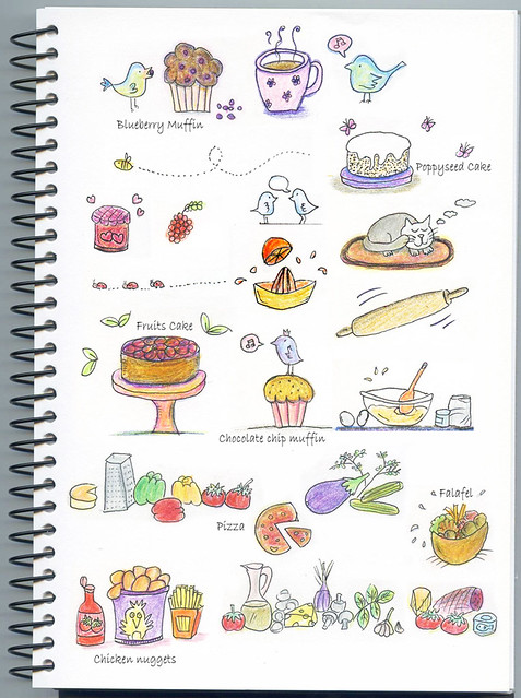 Some food doodles... | Flickr - Photo Sharing!