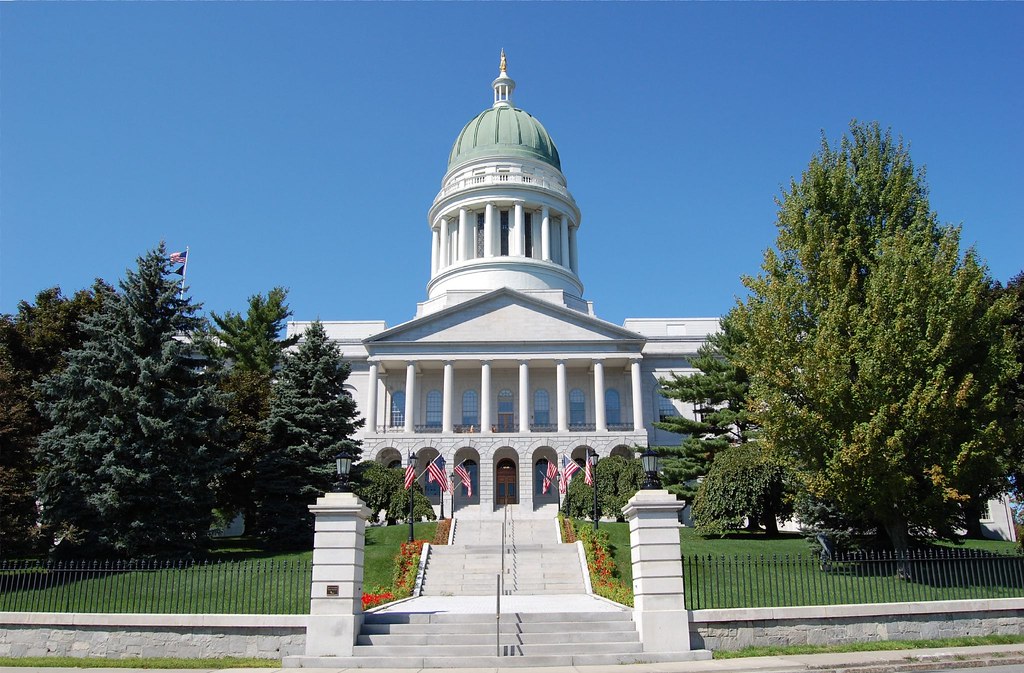 State Capitol, Augusta, Maine (ME) The Maine State House