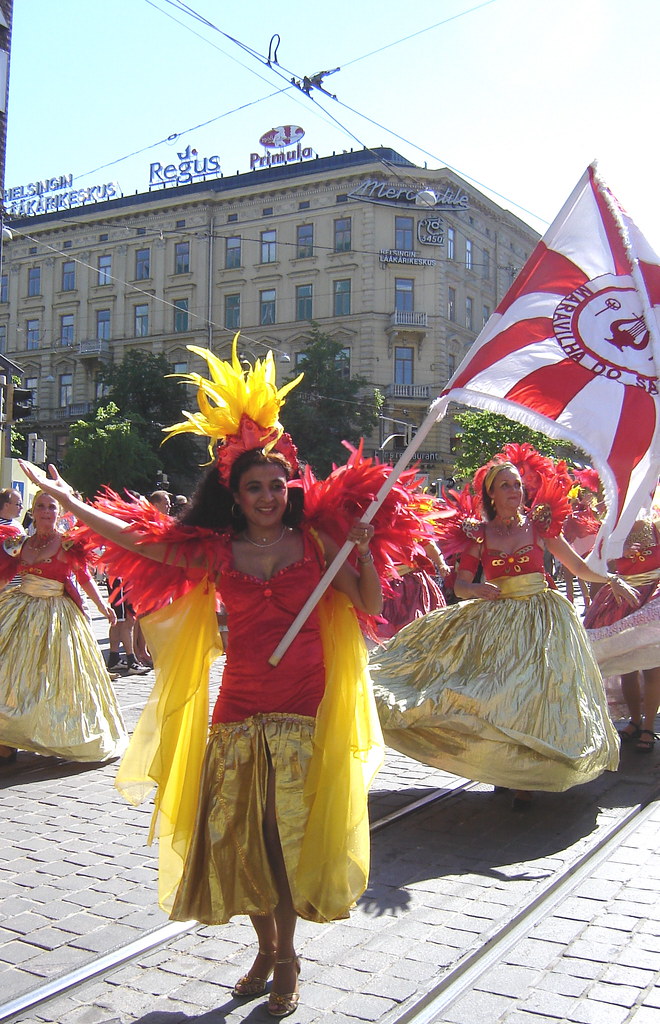 Samba parade in Helsinki