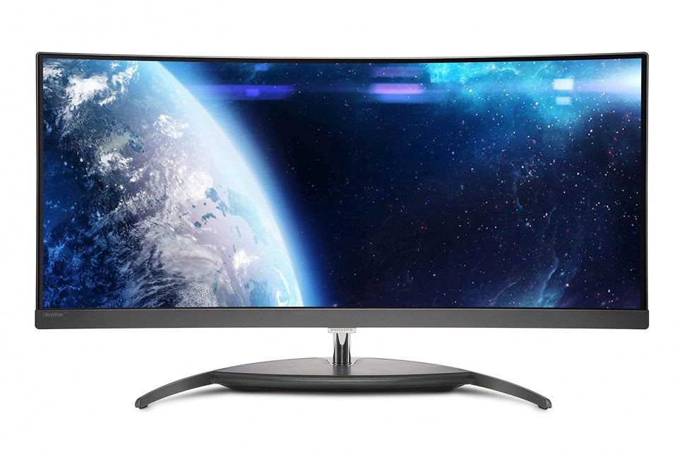 Philips push 3 monitor: 5K resolution, quantum dots, curved screen