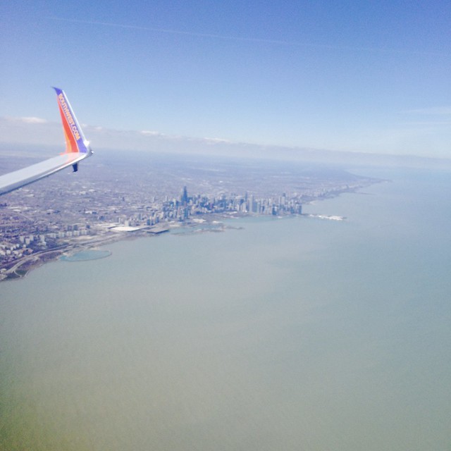 Aerial of Chicago Skyline