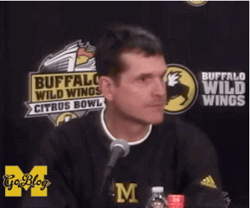 Image result for harbaugh smile .gif