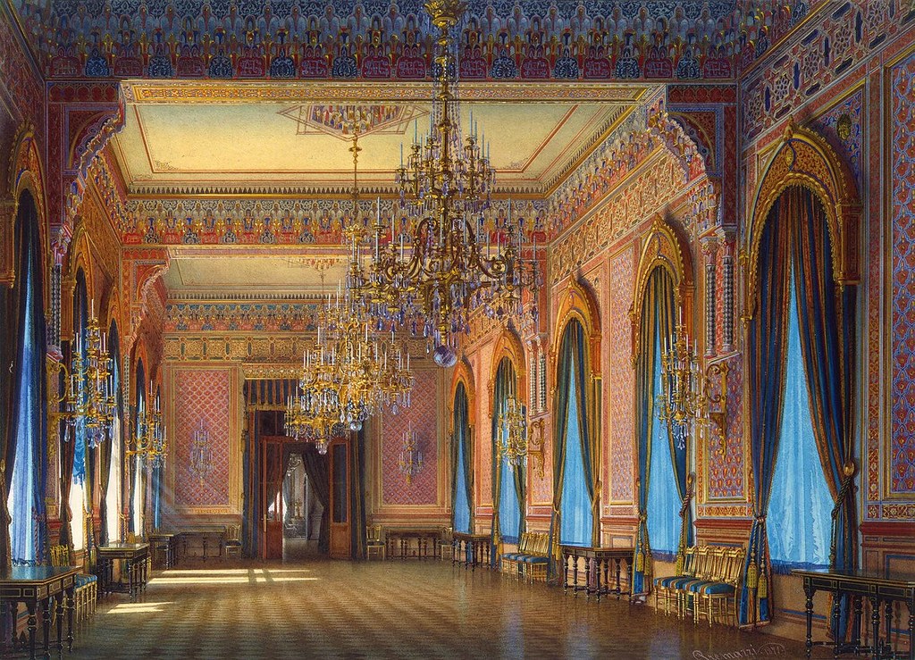 The Russian mansion of von Stieglitz: The Supper-room. 1871