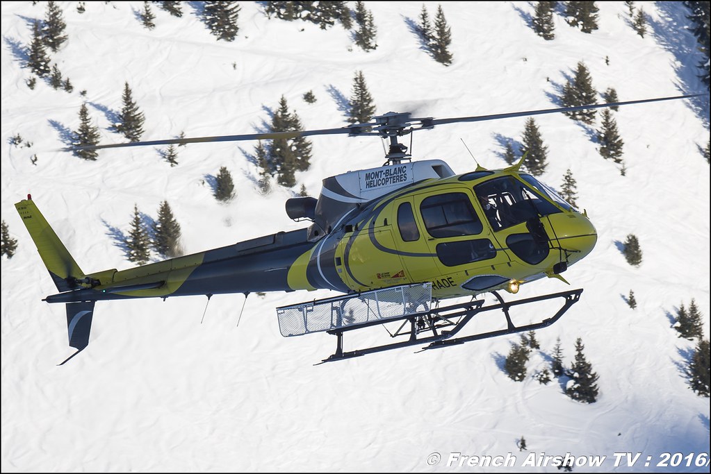 Eurocopter AS-350 B3 - F-HADE , Mont Blanc Hélicoptères, Salon Hélicoptère à Courchevel 2016, Meeting Aerien 2016