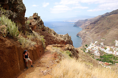 Climbing out of Igueste de San Andres, Tenerife