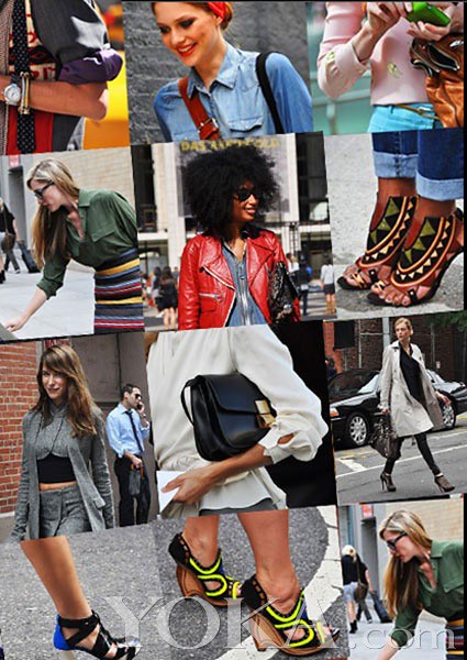 Catwalk fashion week fashion on the street captured