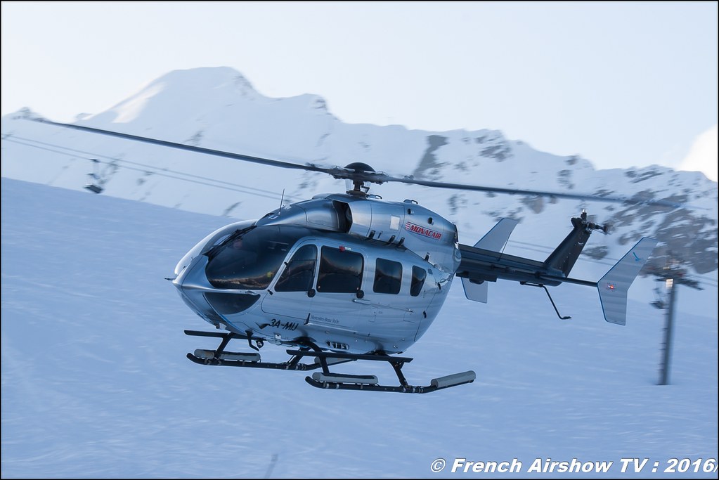 Eurocopter EC-145 C2 - 3A-MIJ Monacair , Salon Hélicoptère à Courchevel 2016, Meeting Aerien 2016