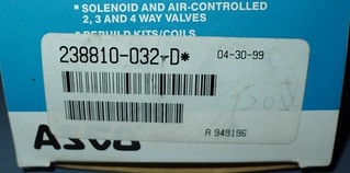 ASCO Red hat Steam and Hot Water solenoid valve 8220G25