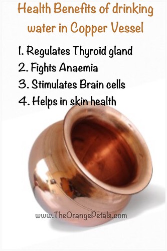 Benefits of drinking water in copper vessel