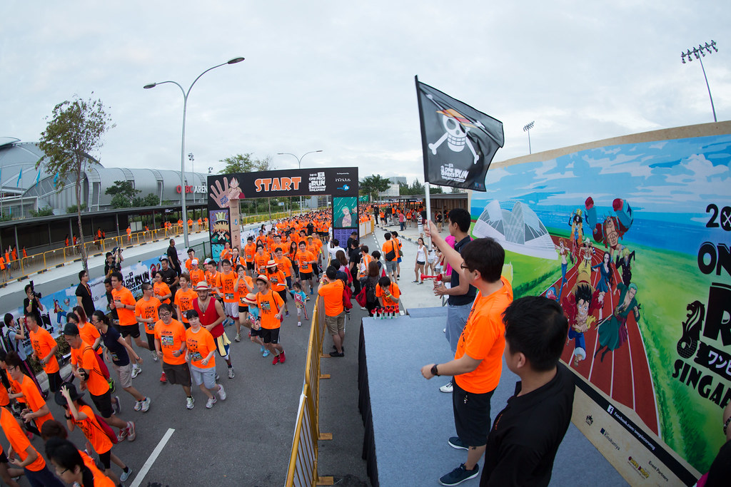 [Photos] First Ever ONE Piece Run in Southeast Asia took place at Kallang in Singapore - Alvinology
