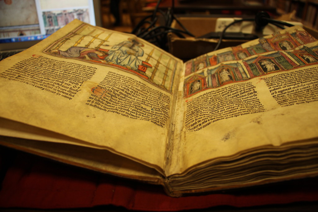 Medieval Manuscript at the BnF, Paris