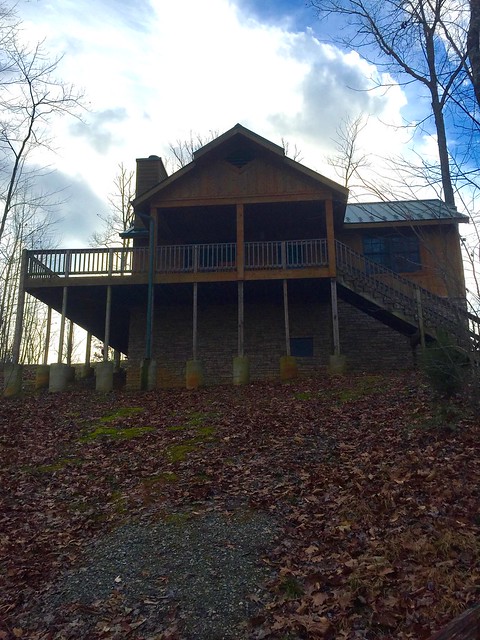 Our cabin at Bear Creek Lake State Park was just what we needed on a cold winter's day