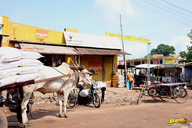 Town of Hosapete (Hospet), near Hampi, Karnataka, India