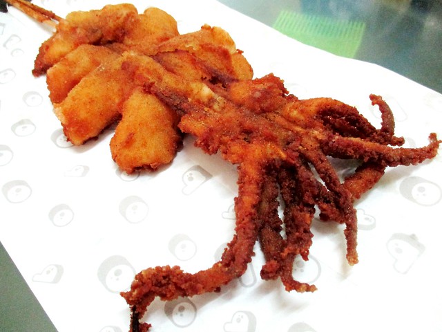 Deep fried squid