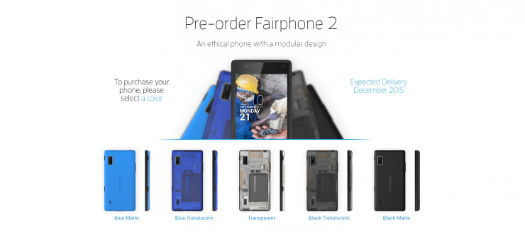 Assembled! FairPhone 2 modular phone book