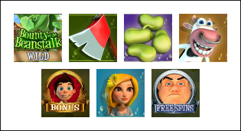 free Bounty of the Beanstalk slot game symbols