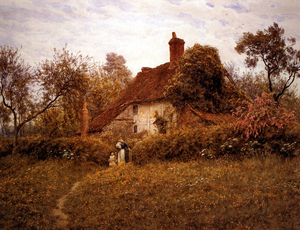 Cottage at Pinner by Helen Allingham